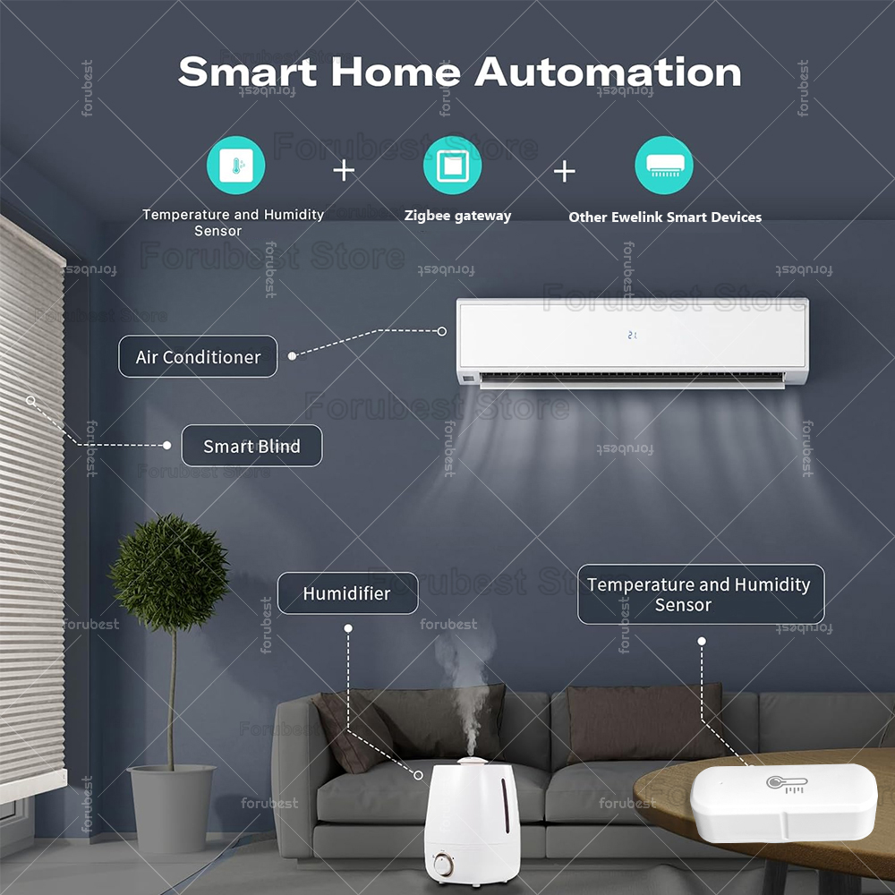 ZigBee Temperature And Humidit - đánh giá và giá Smart Home Tablet