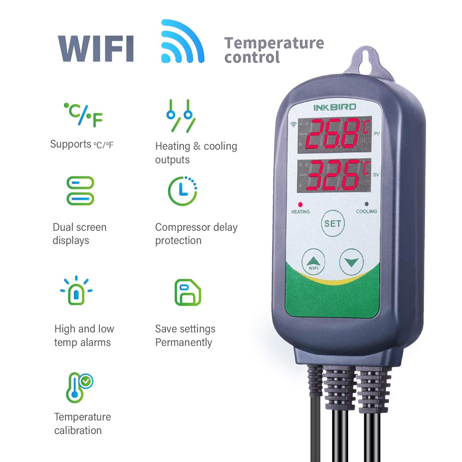 INKBIRD ITC-308-WiFi Digital T - đánh giá và giá Wifi Smart Plug