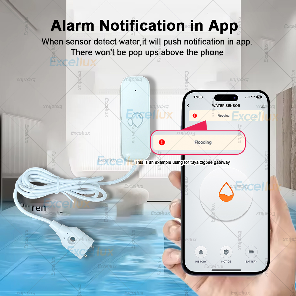 Zigbee Smart Water Leak Sensor - đánh giá và giá Zigbee Gateway