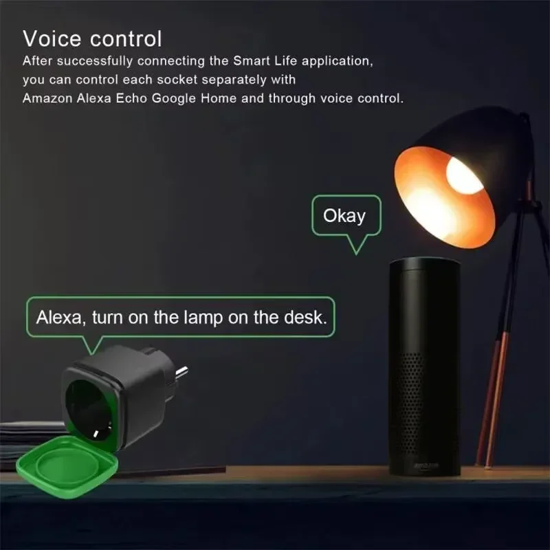 Tuya EU 16A WiFi Smart Waterpr - đánh giá và giá Wifi Smart Plug