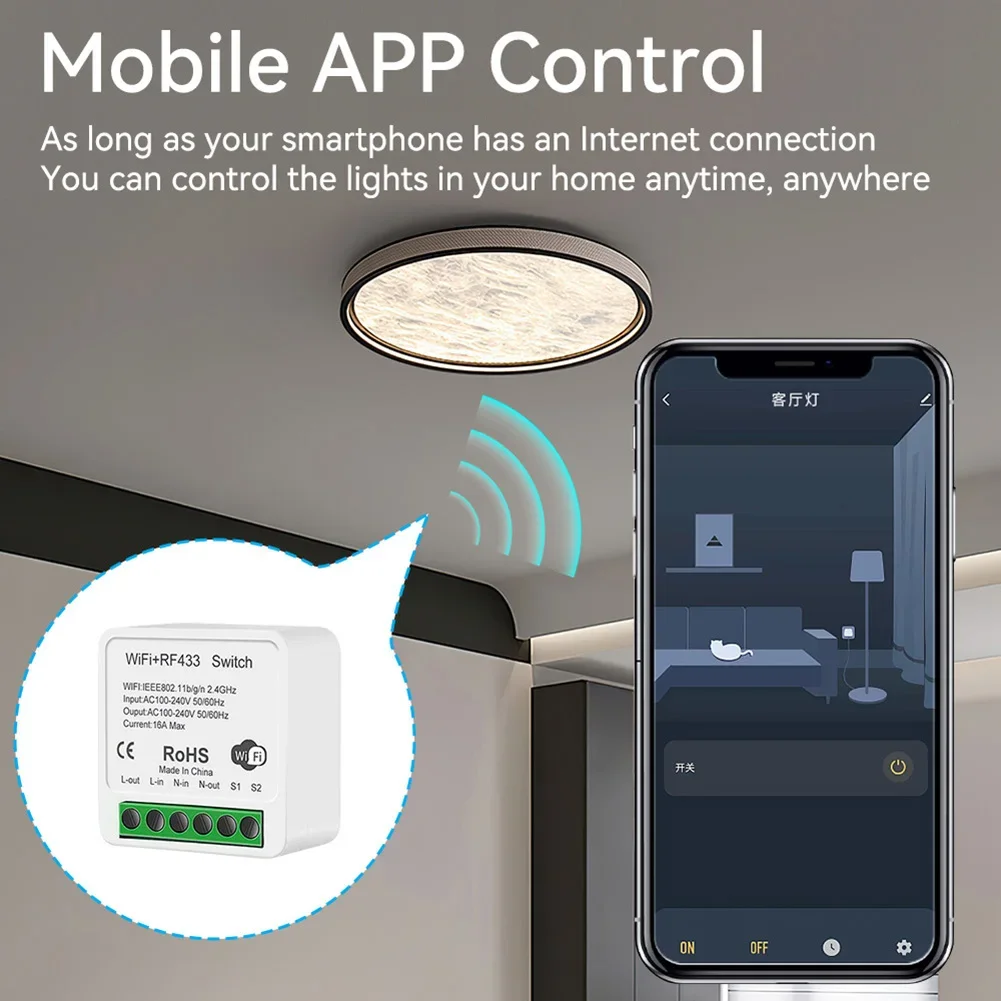 Voice Control Module WiFi RF43 - đánh giá và giá Smart Home Voice Control