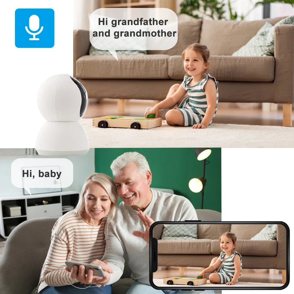 400W Smart Tuya Indoor Camera  - đánh giá và giá Smart Baby Night Light