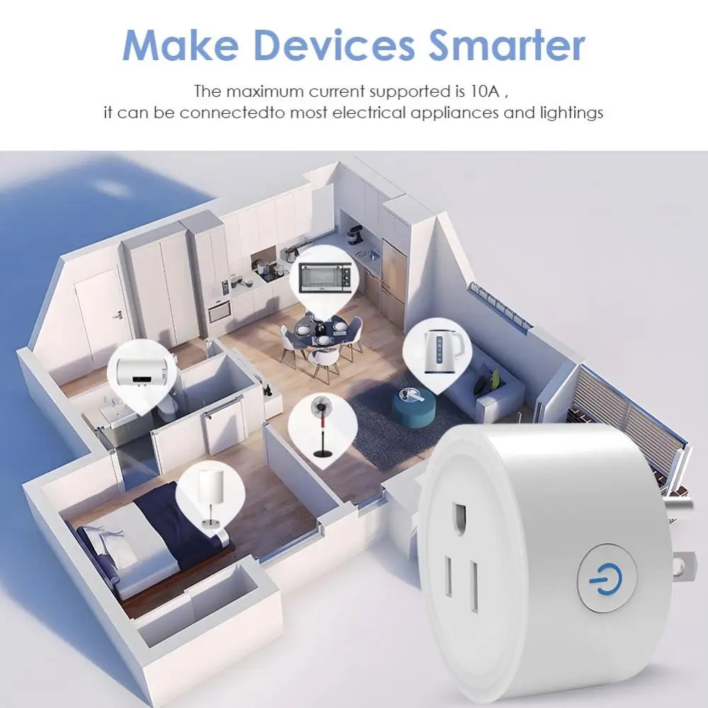 Tuya Smart Wifi Plug US Standa - đánh giá và giá Smart Home Utilities