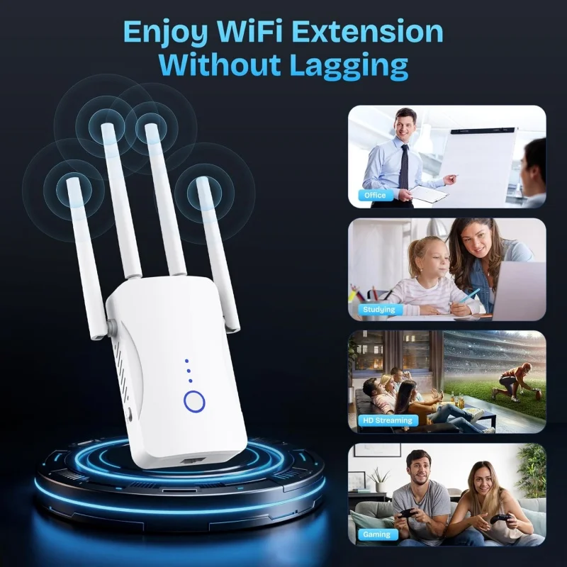 1200Mbps Dual Band WiFi Repeat - đánh giá và giá Smart Home Router
