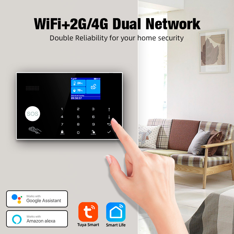 KERUI 4G Alarm with Doorbell R - đánh giá và giá Smart Home Keyboard