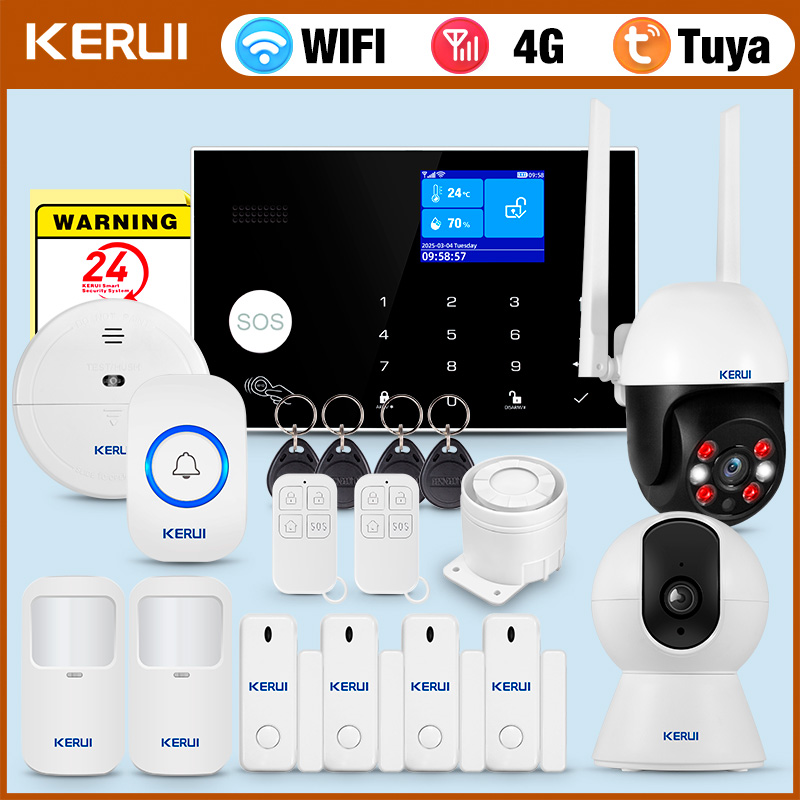 KERUI 4G Alarm with Doorbell R - đánh giá và giá Smart Home Keyboard