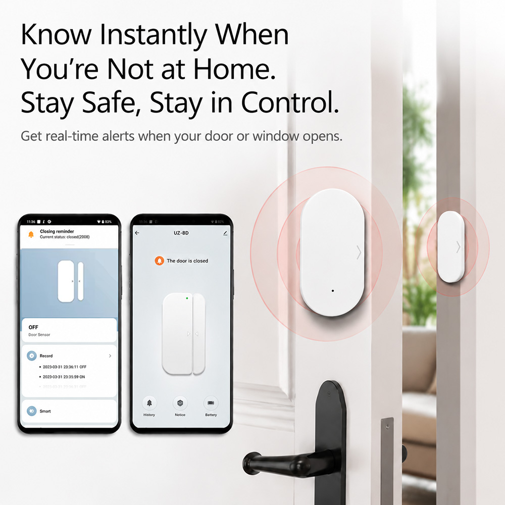 Zigbee 3.0 Door Window Sensor  - đánh giá và giá Smart Home Tablet
