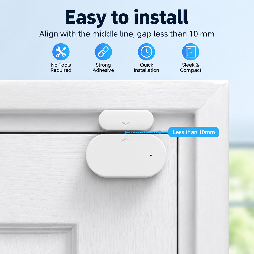 Zigbee 3.0 Door Window Sensor  - đánh giá và giá Smart Home Tablet