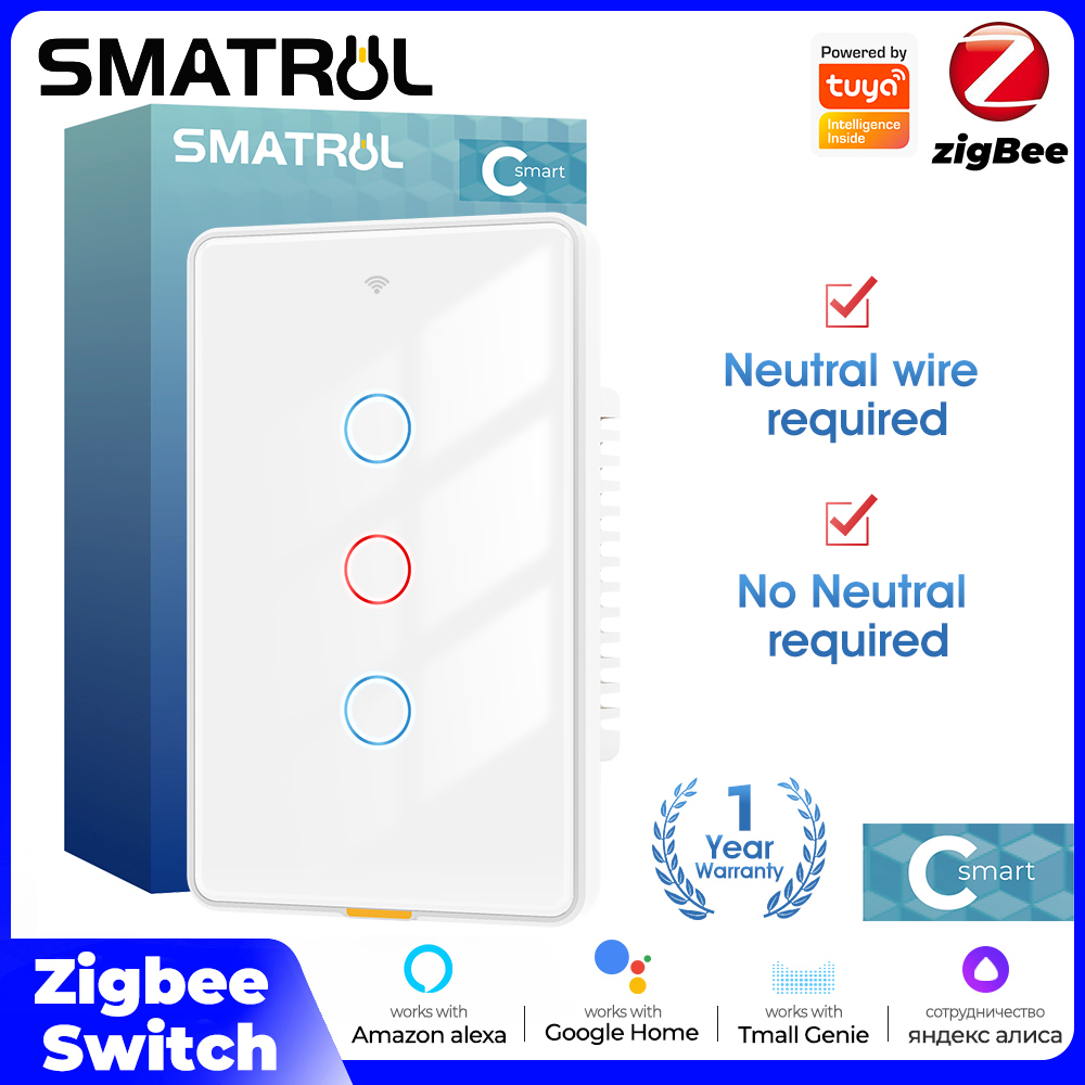 Tuya Zigbee Smart Light Touch  - đánh giá và giá Smart Home Alexa