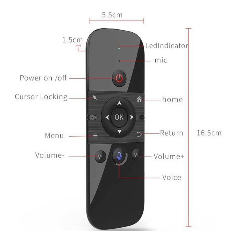 M8 Air Mouse Voice Remote Cont - đánh giá và giá Smart Home Keyboard