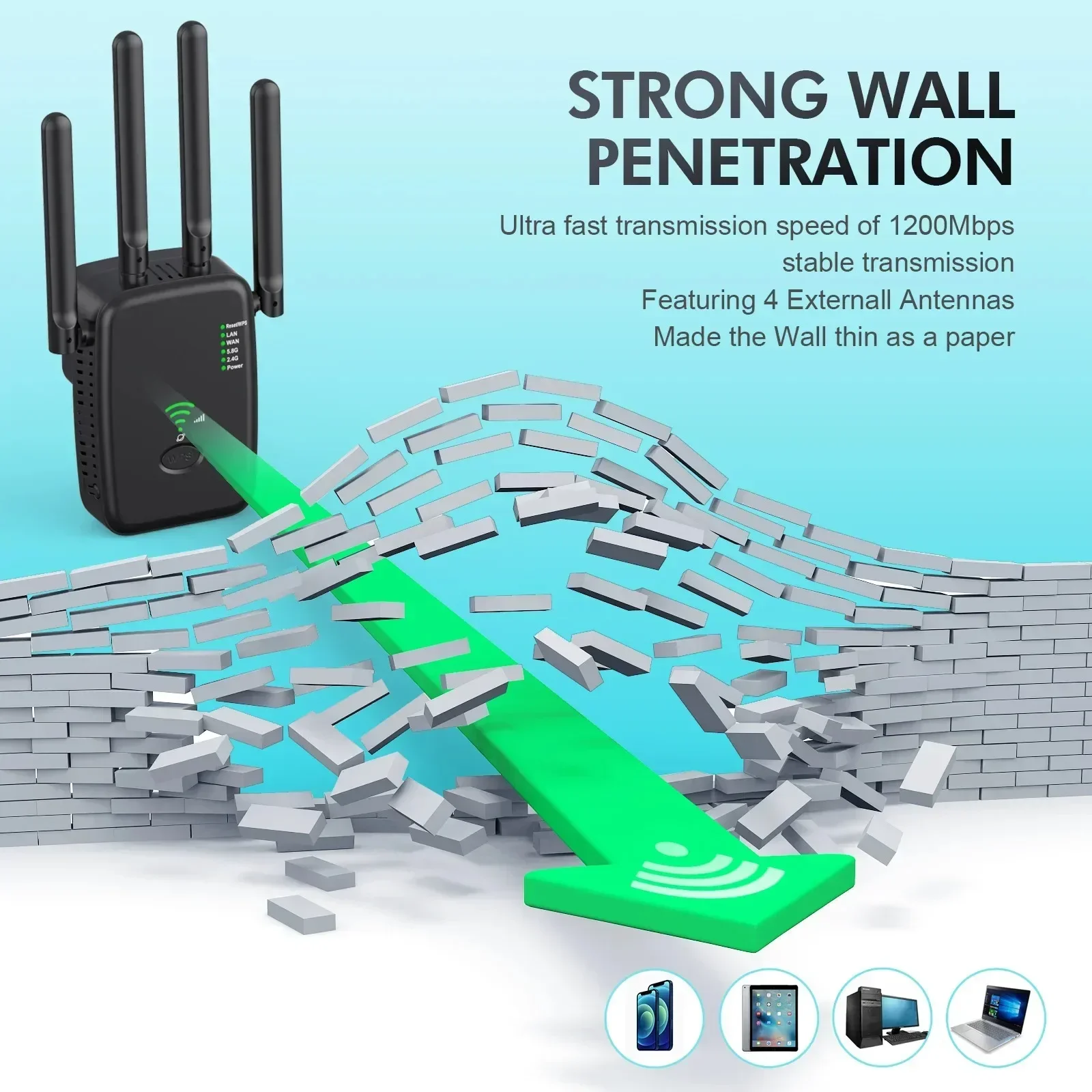 New 1200Mbps Wireless Router W - đánh giá và giá Smart Home Router