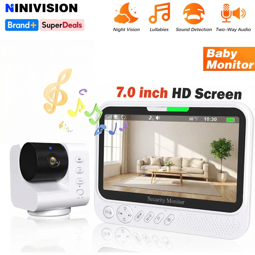 Smart Baby Monitor 7inch HD Sc - đánh giá và giá Smart Baby Night Light