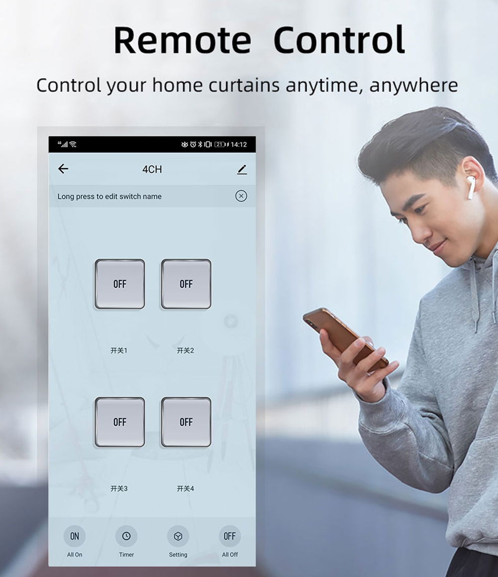 Tuya 4CH Zigbee Switch Relay M - đánh giá và giá Smart Home System
