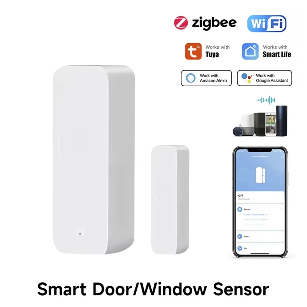 Tuya Zigbee/WiFi Magnetic Door - đánh giá và giá Zigbee Gateway