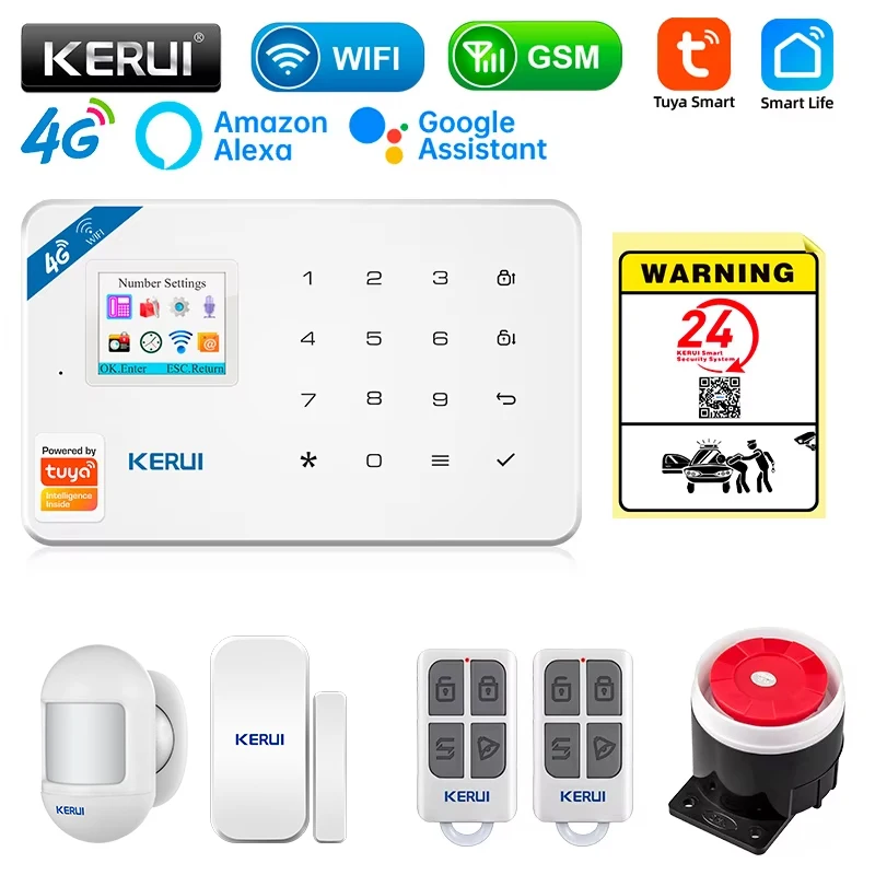 KERUI Security Alarm System Ki - đánh giá và giá Smart Home Package