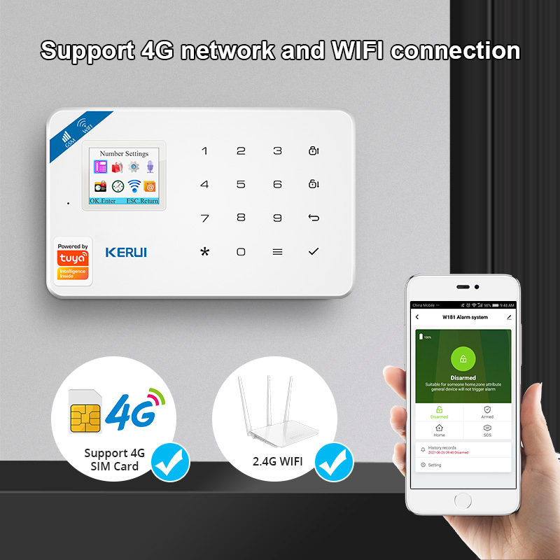 KERUI Security Alarm System Ki - đánh giá và giá Smart Home Package