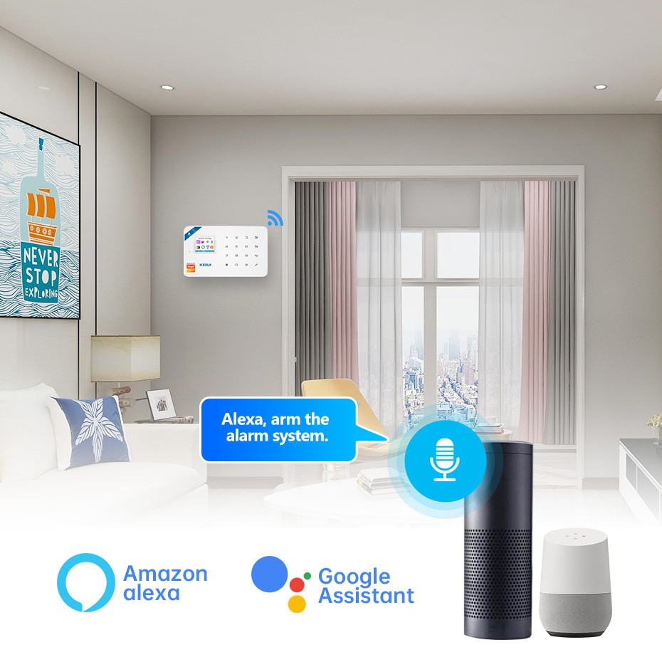 KERUI Security Alarm System Ki - đánh giá và giá Smart Home Package