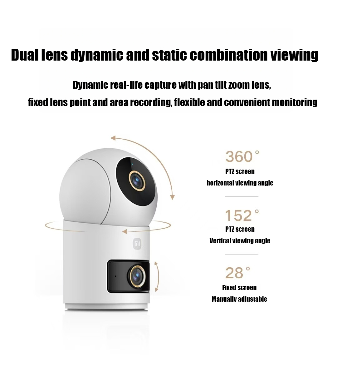 Xiaomi Smart Camera 4 Dual-Len - đánh giá và giá Smart Home Future