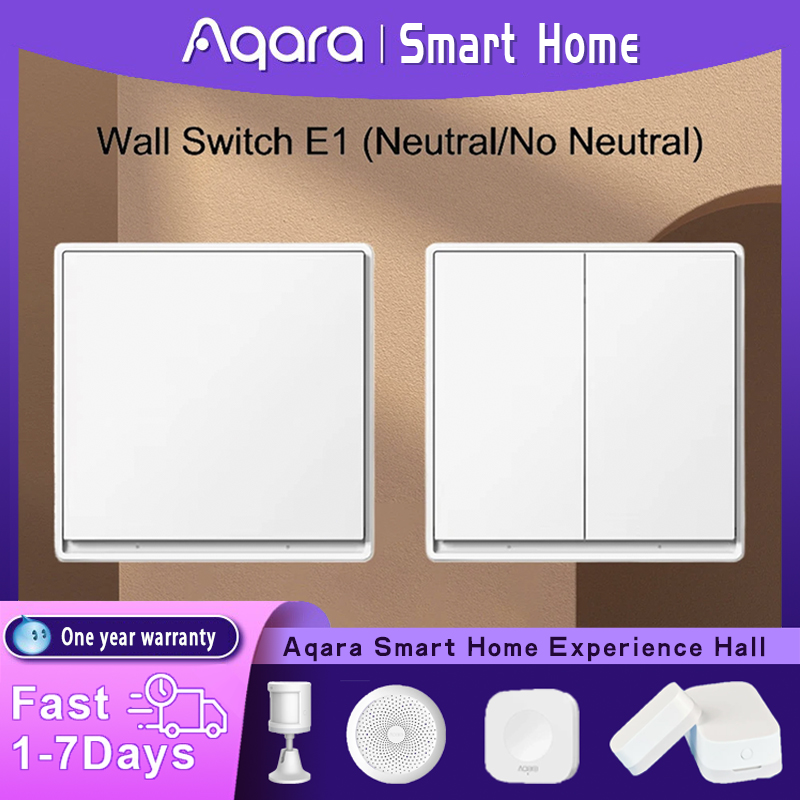 Original Aqara Wall Switch E1  - đánh giá và giá Smart Home Future