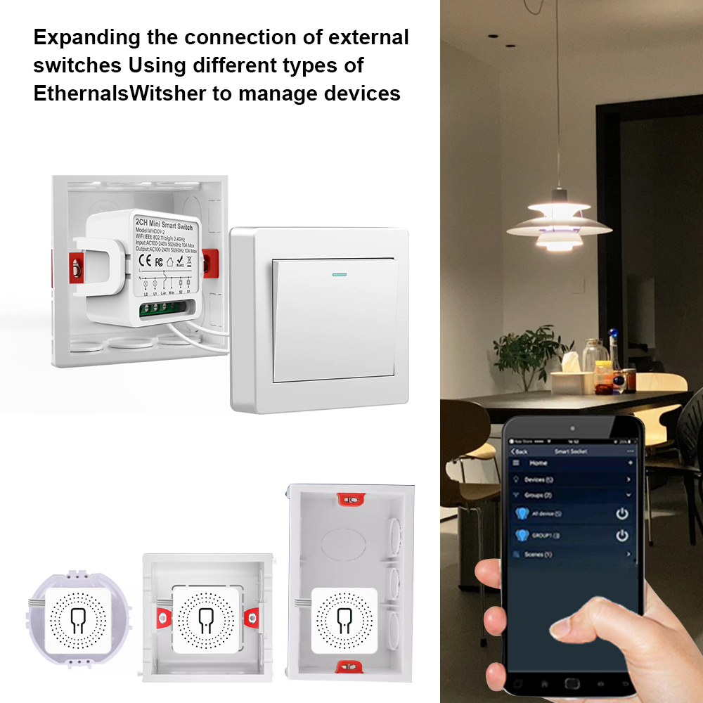 2 Way Tuya Smart Switch 2Gang  - đánh giá và giá Smart Home Voice Control