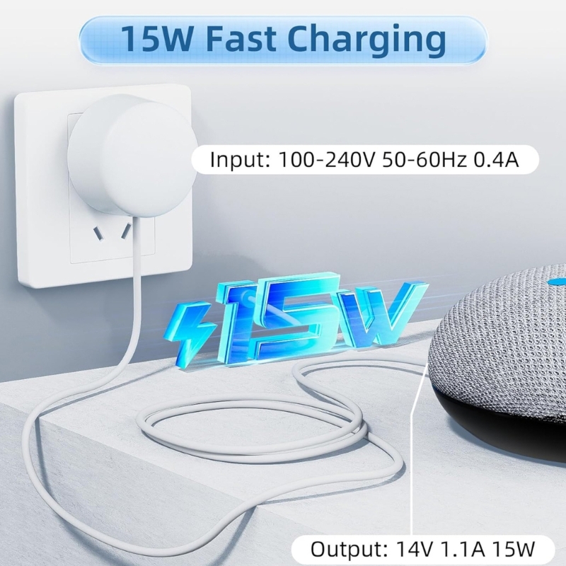 45BB Bộ Chuyển Đổi Nguồn Điện  - đánh giá và giá Google Speaker Nest Hub