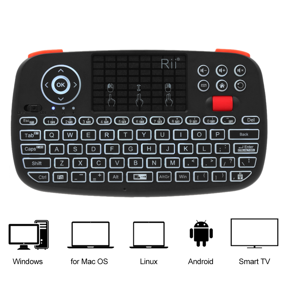 Rii I4 Mini BT Bàn Phím Không  - đánh giá và giá Smart Home Keyboard