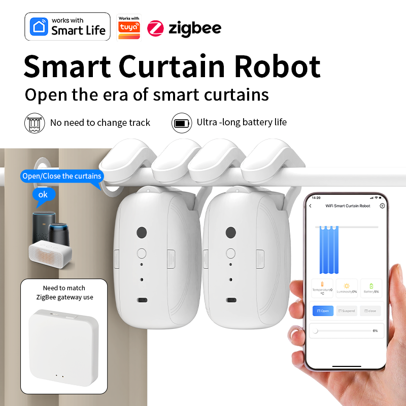 Zigbee Smart Curtain Driver Ro - đánh giá và giá Smart Home Alexa