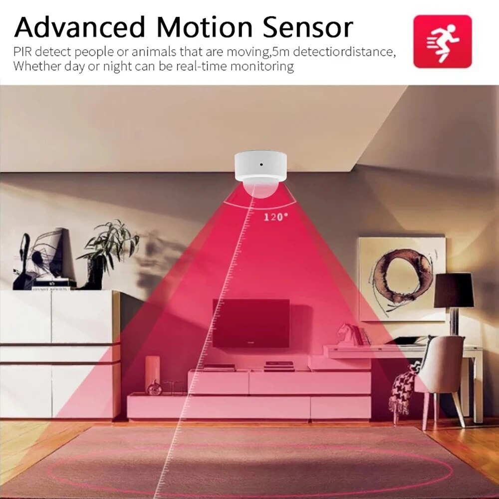 Zigbee Mini PIR Motion Sensor  - đánh giá và giá Zigbee Gateway
