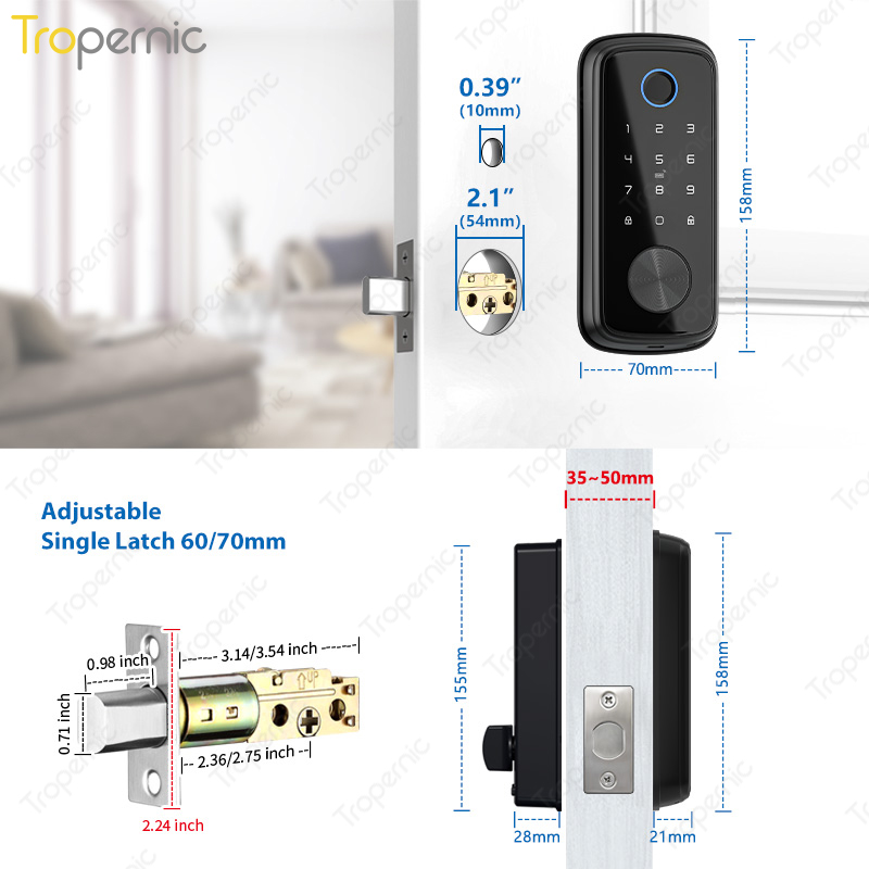 Tuya Zigbee Door Deadbolt Lock - đánh giá và giá Zigbee Gateway