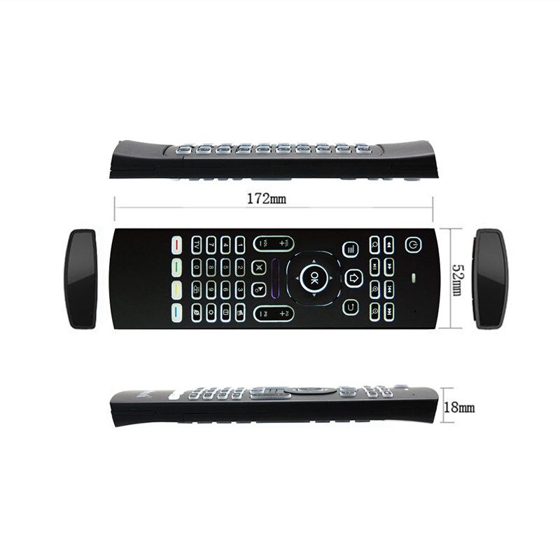 Mx3 Backlit Air chuột điều khi - đánh giá và giá Smart Home Keyboard