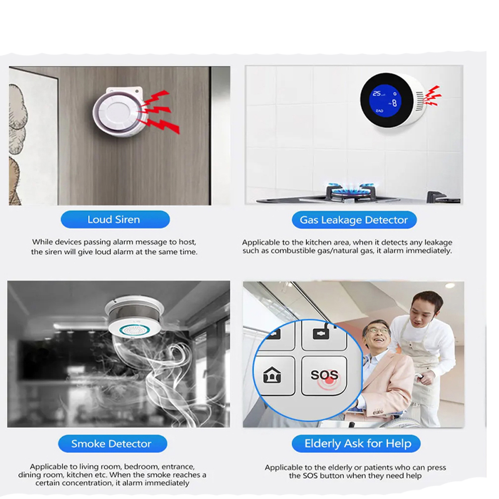PGST 4G Tuya Smart Home Alarm  - đánh giá và giá Smart Home Package
