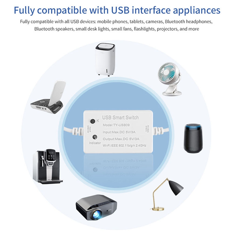 1 PCS Tuya USB Smart Switch Un - đánh giá và giá Smart Home Utilities