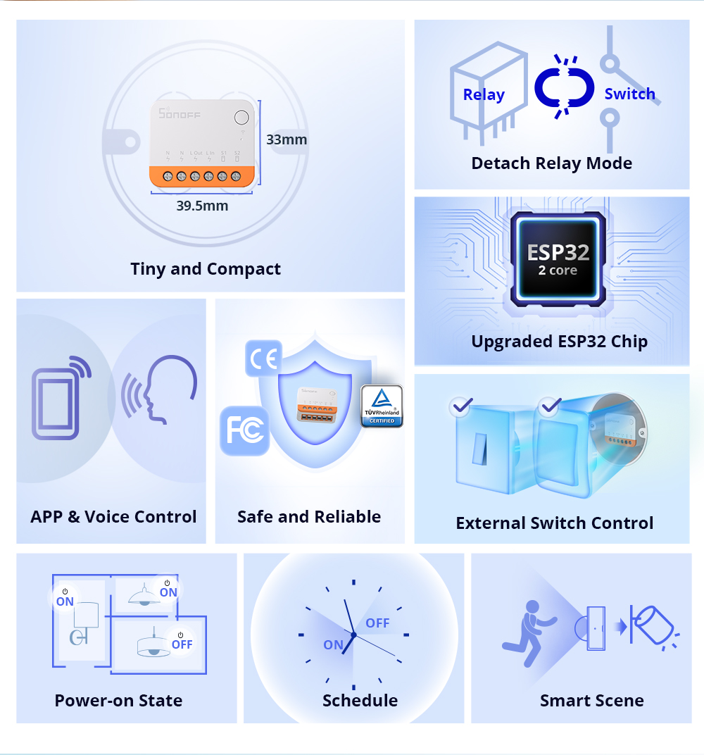Sonoff Mini R4 Extreme Wifi Sm - đánh giá và giá Smart Home Alexa