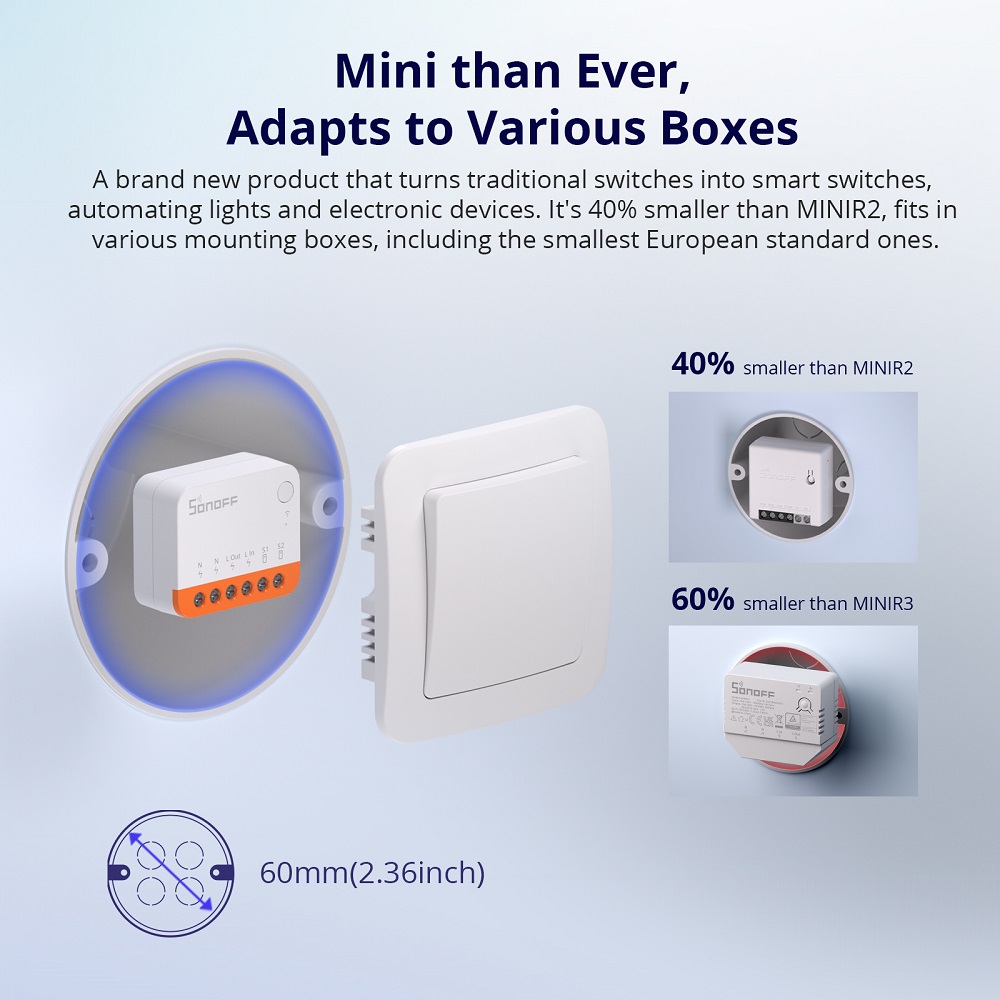 Sonoff Mini R4 Extreme Wifi Sm - đánh giá và giá Smart Home Alexa